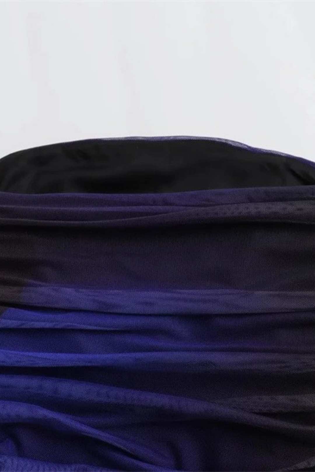 Off-shoulder Design Pleated Slim Silk Screen Print Dress