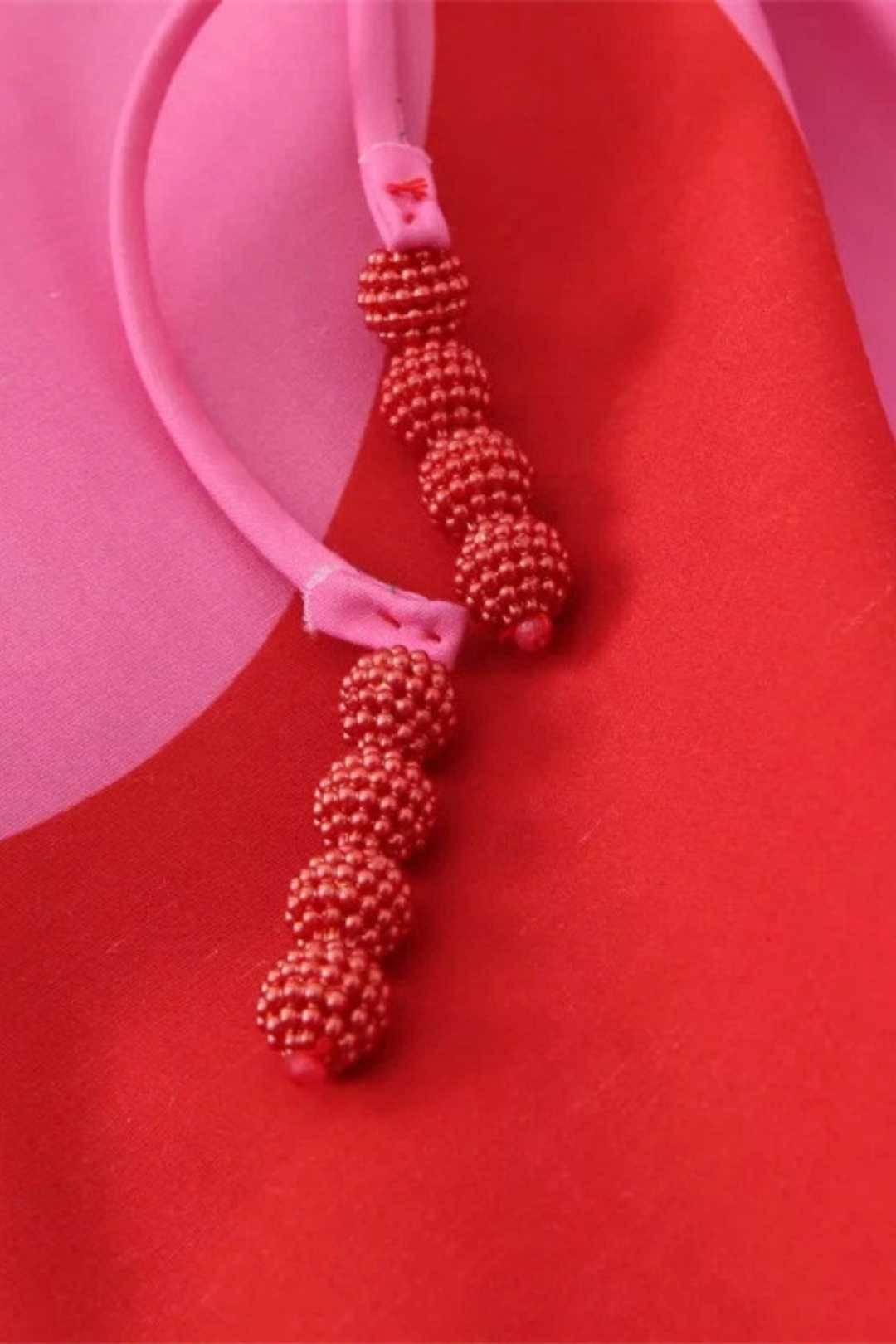 Simple Hollow Positioning Printed Dress