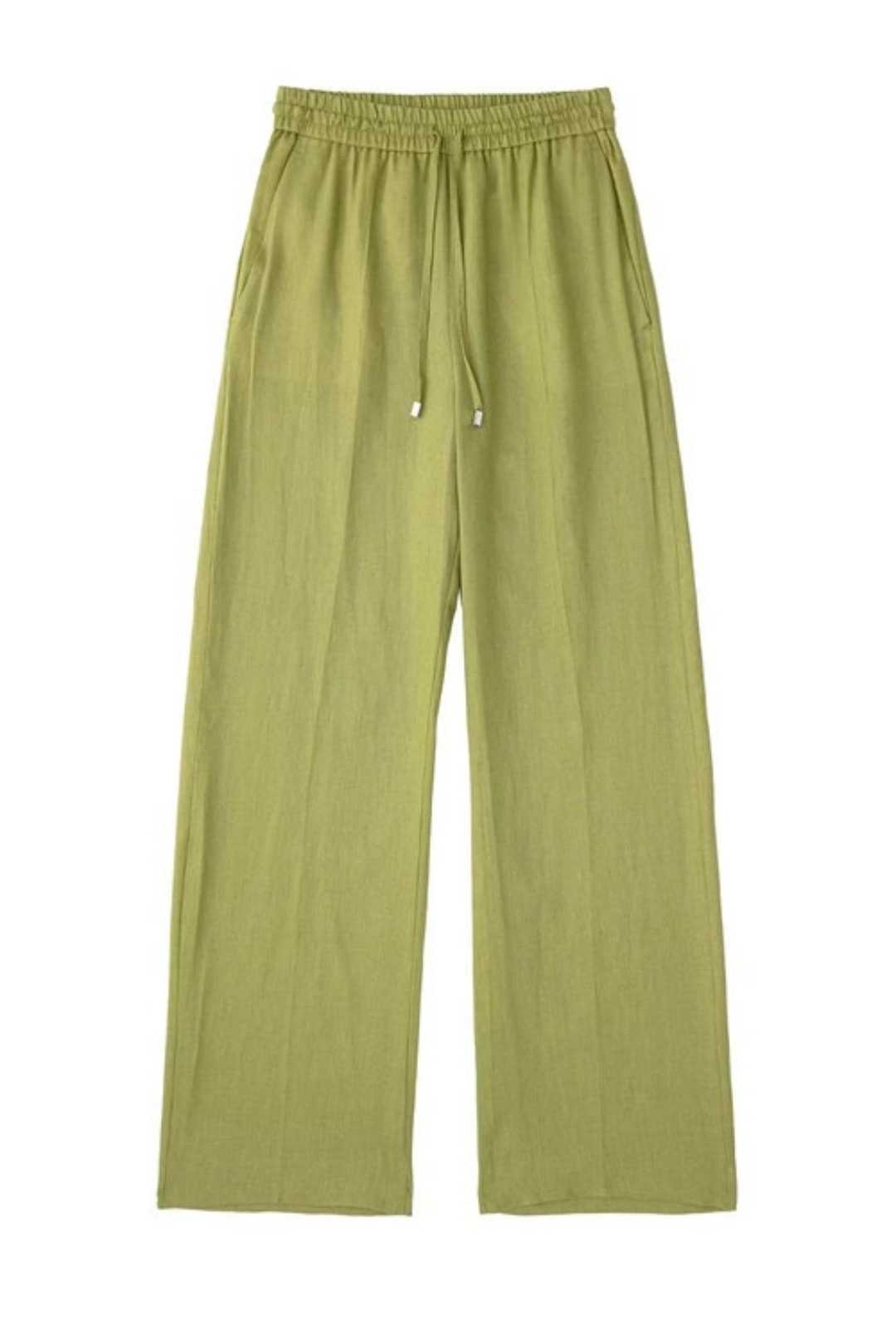 Linen Loose Straight Pants