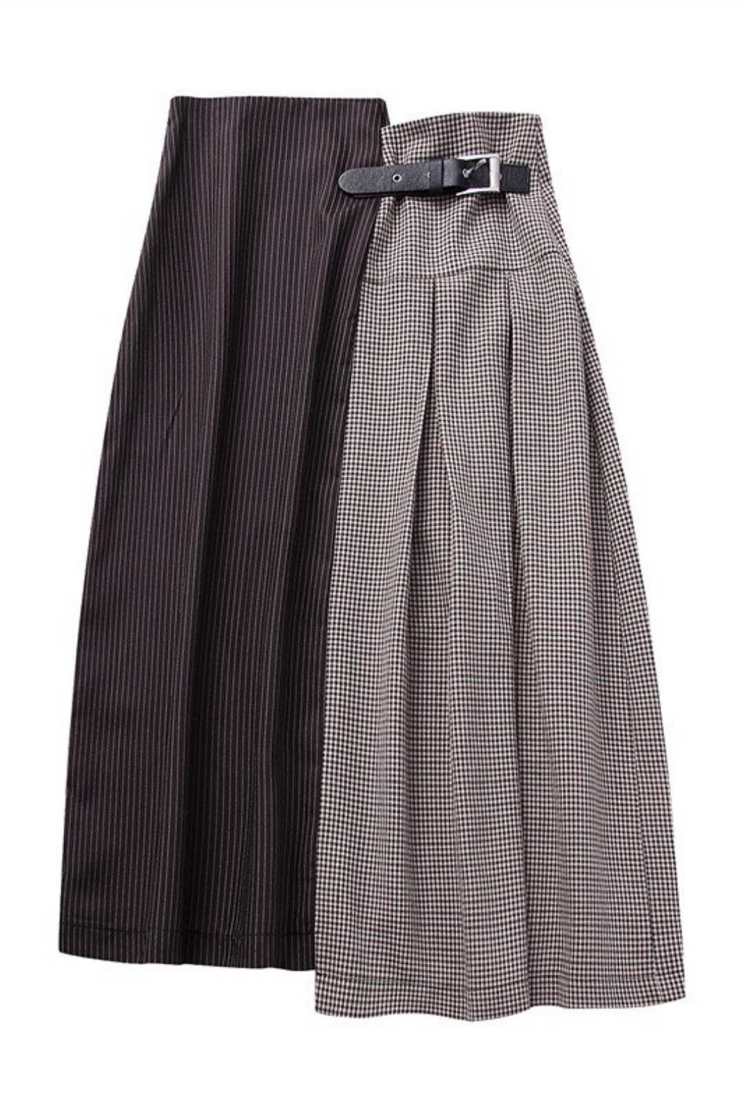 Spliced ​​midi Skirt