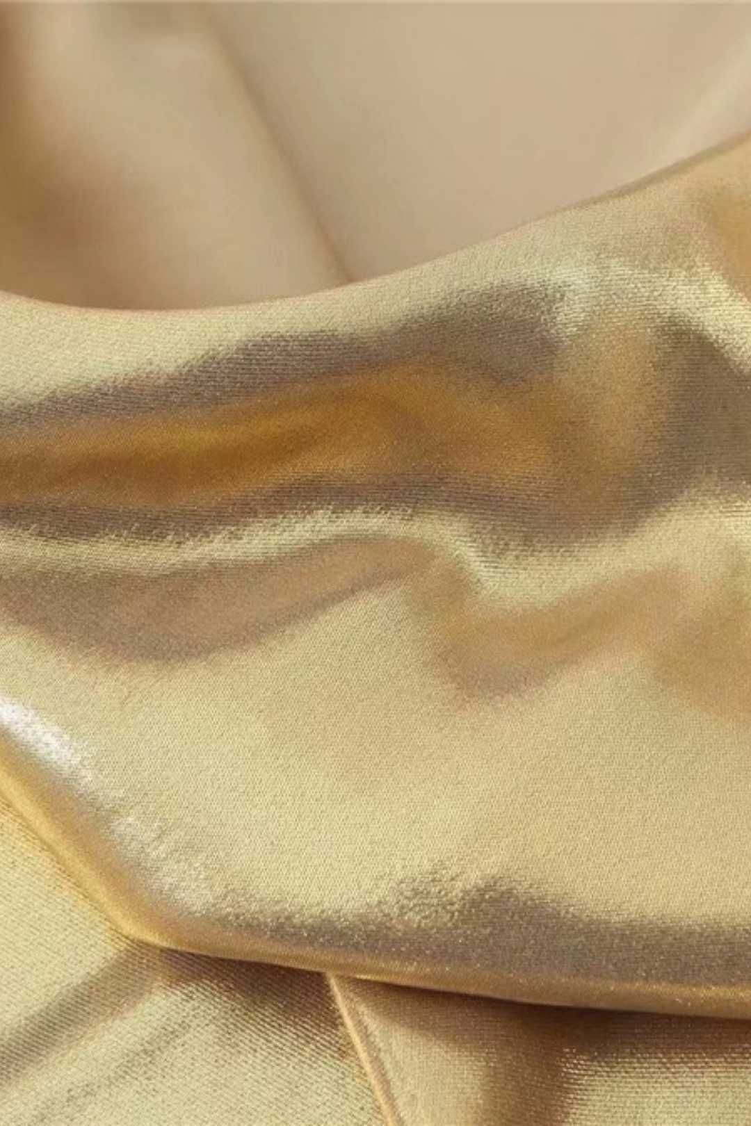 Metallic Bright Color Non-iron Long-sleeved Loose Shirt