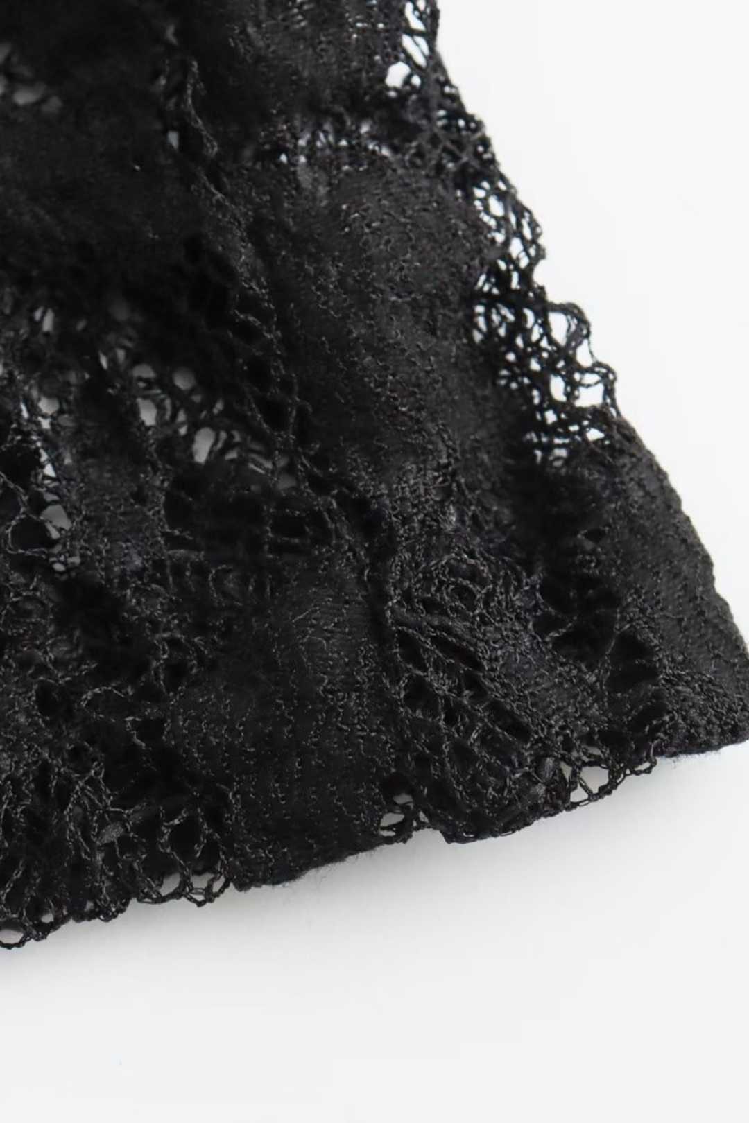 Mesh Lace Bottoming Shirt