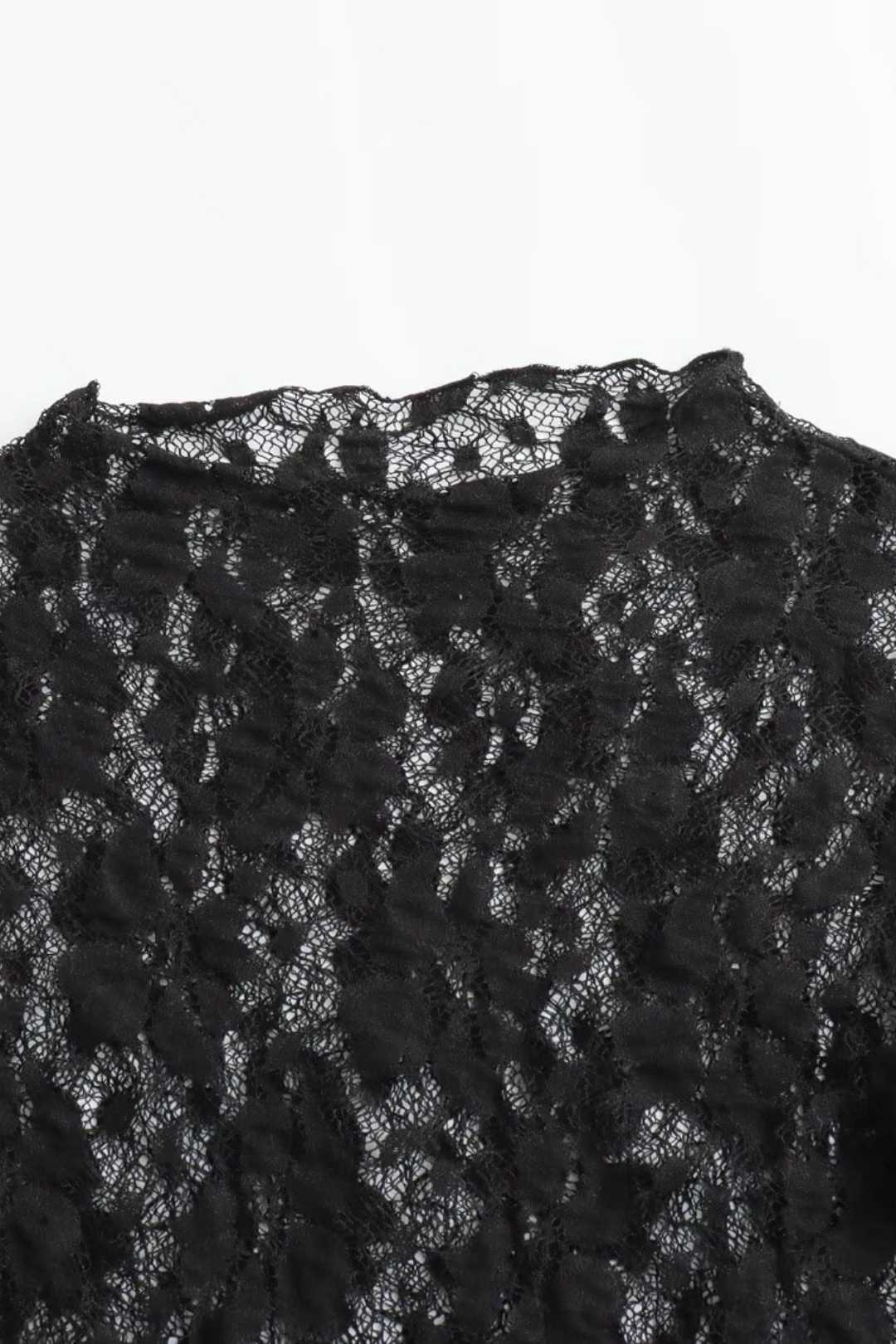 Mesh Lace Bottoming Shirt