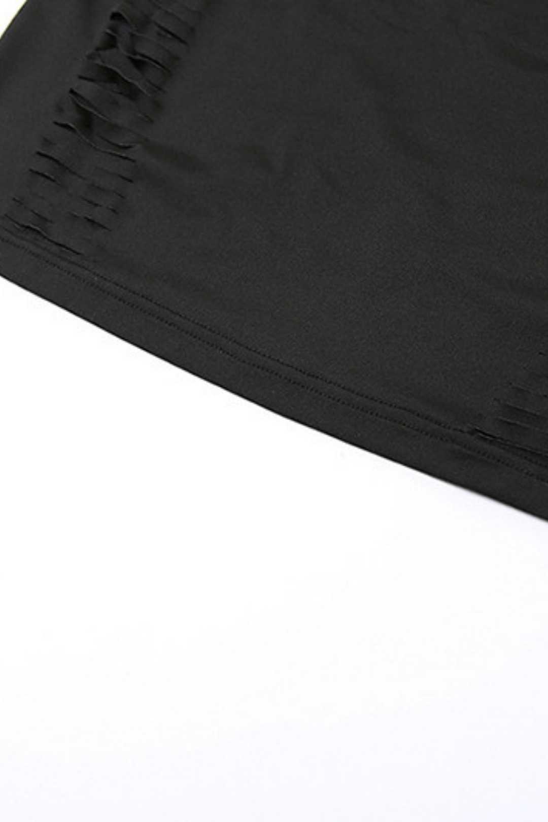 Round Neck Long Sleeve Sexy Hollow Slim Fit Hip Dress