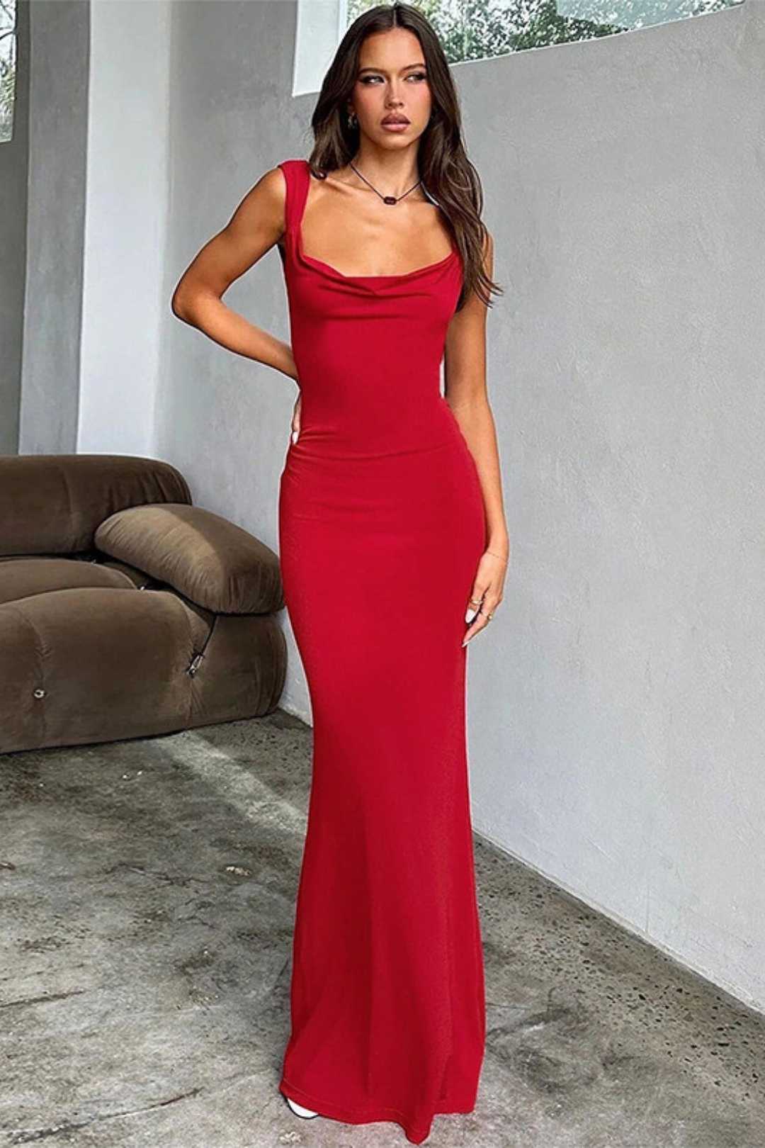 Sexy Backless Bow Slim Fit Hip Dress