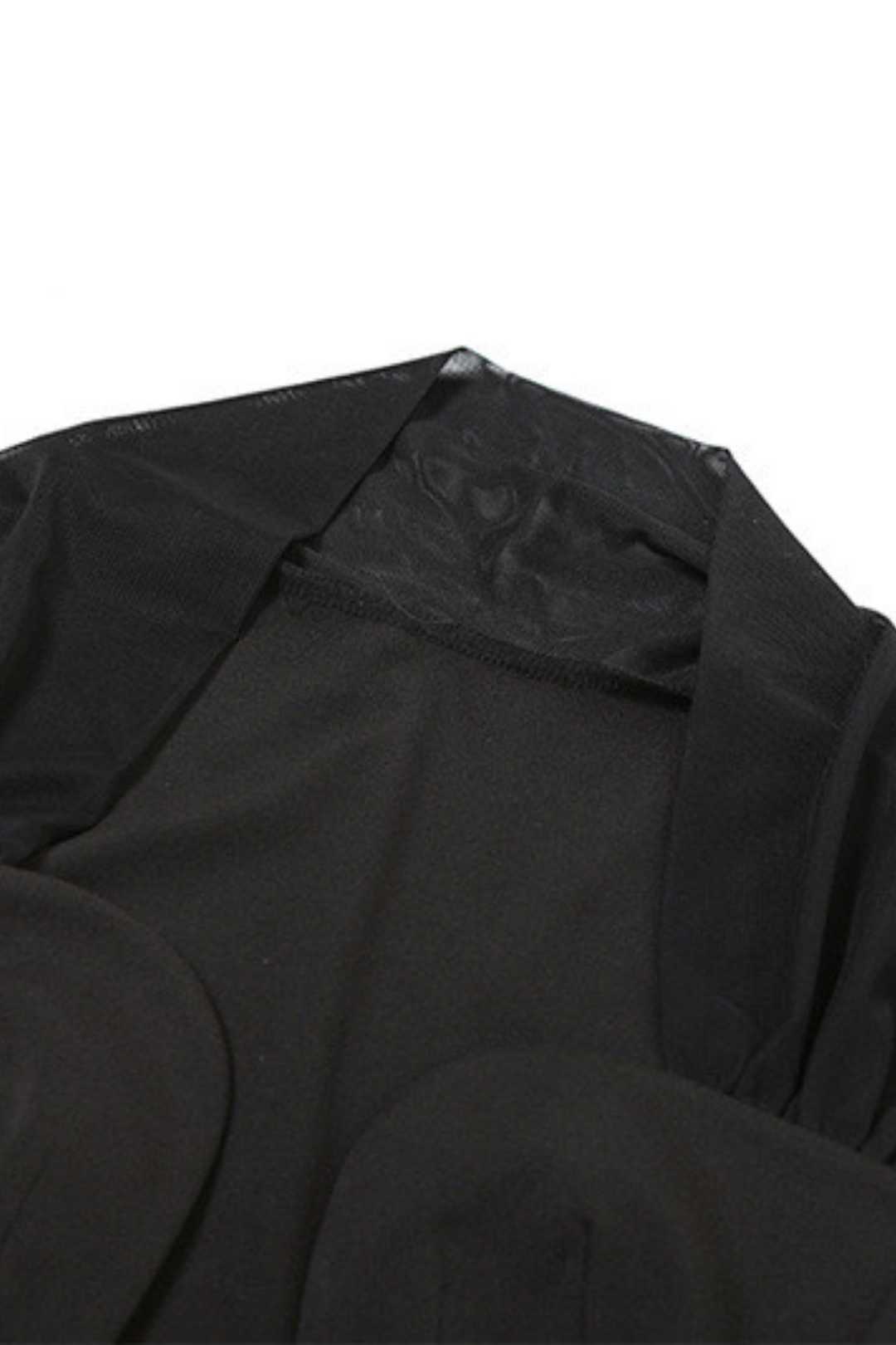 Halter Neck Sexy Low-cut Mesh Splicing Hip Dress