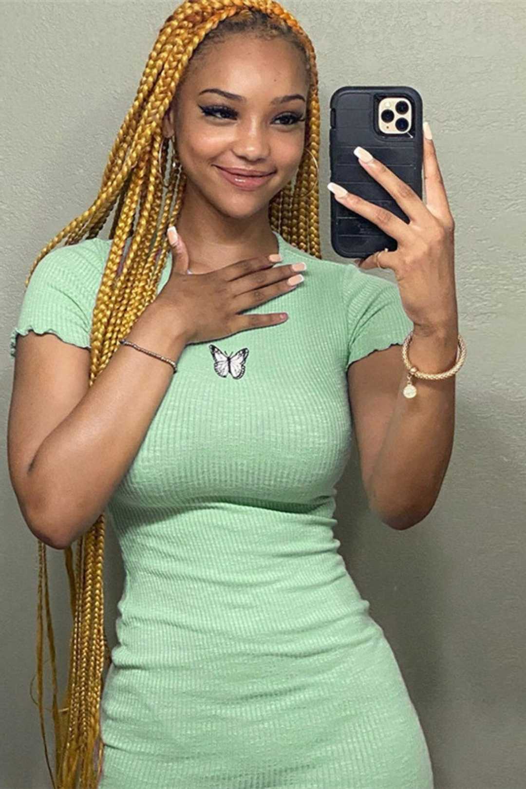 Butterfly Embroidered Sexy Hip-hugging Slim Bottoming Dress