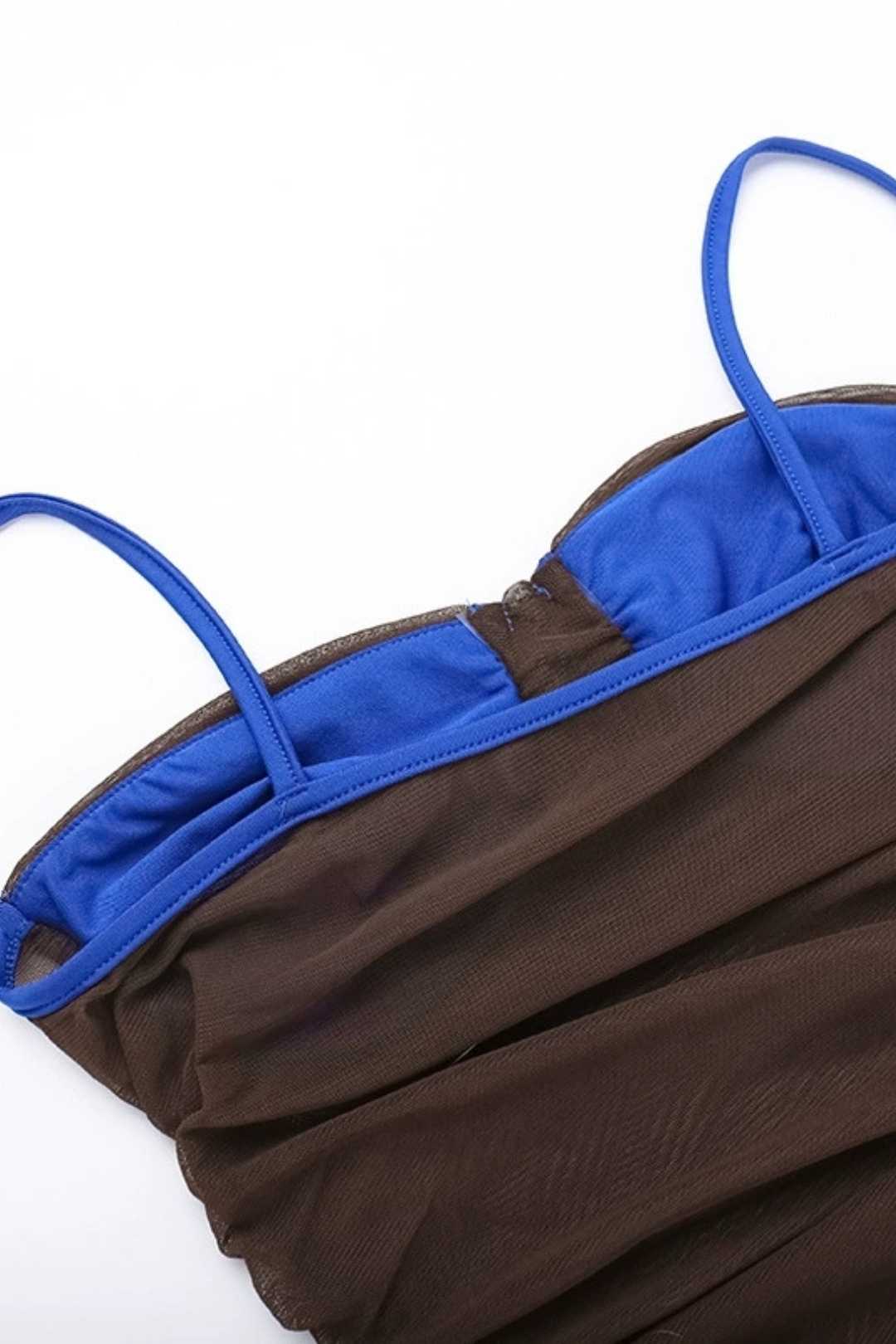 Sexy See-through Mesh Midi Dress