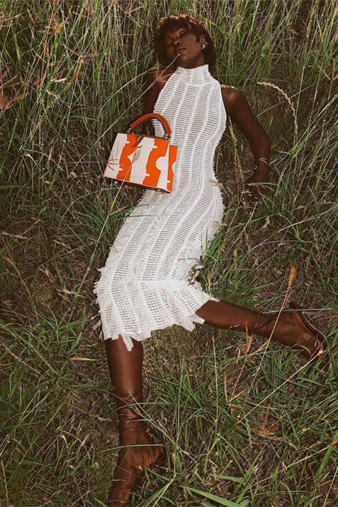 Tassel See-through Slim Fit Elegant See-through Mesh Dress