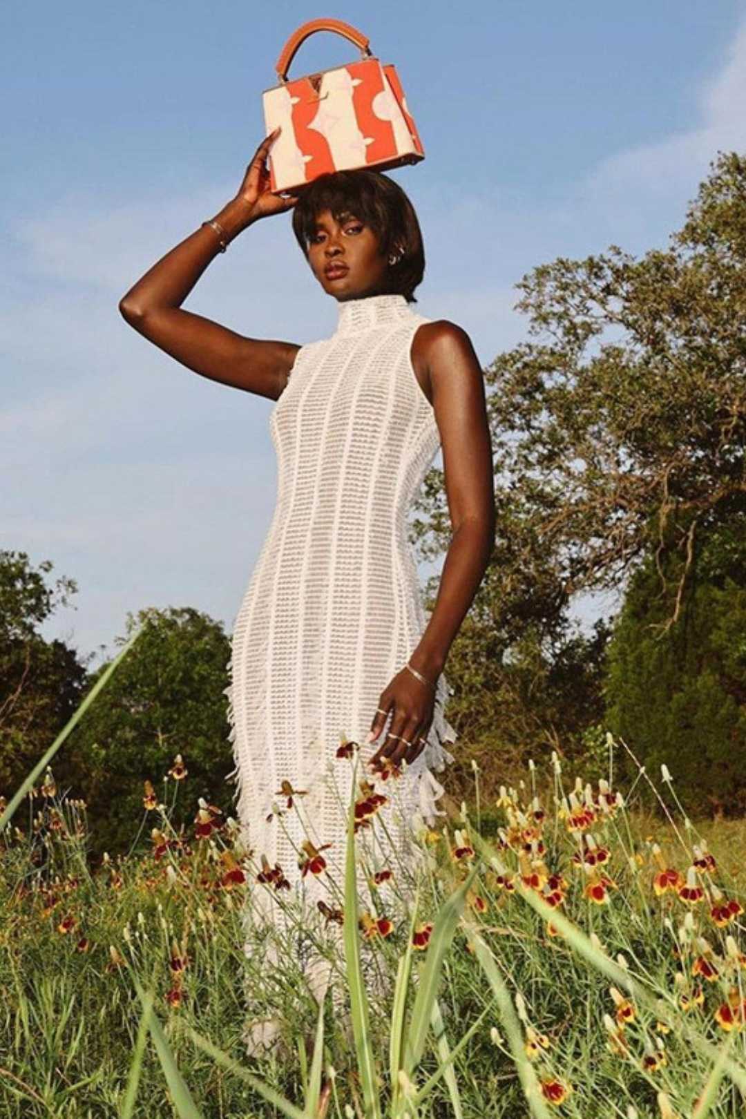 Tassel See-through Slim Fit Elegant See-through Mesh Dress