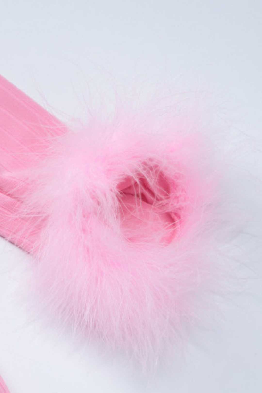 Collar Shawl Long-sleeved Splicing Dress