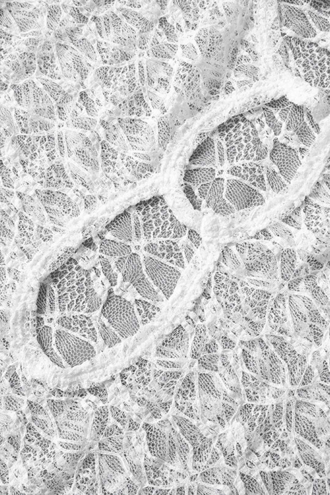 Slim Fit Hollow Lace Sexy Suspender Dress