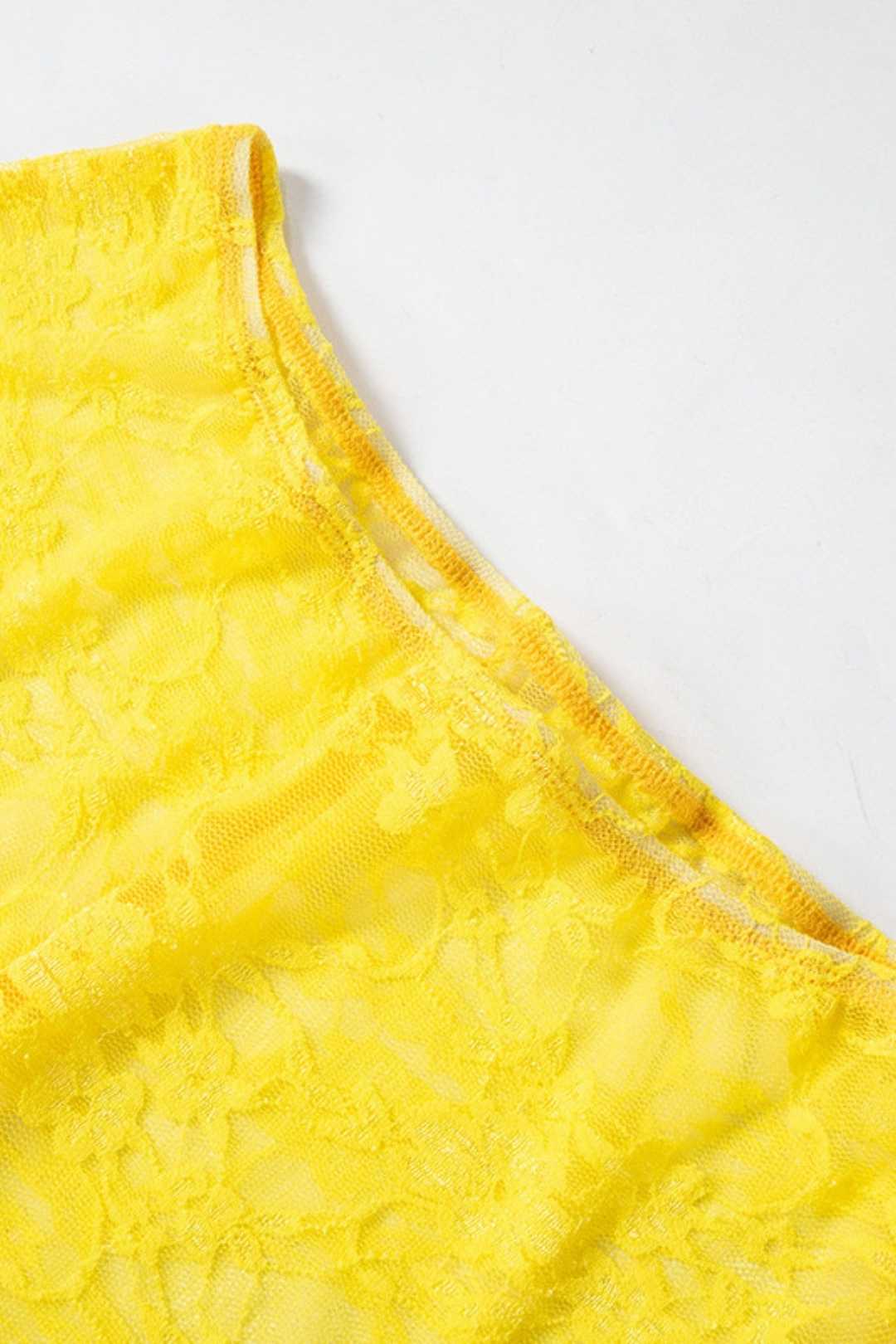 Lace Wrapped Short Skirt, Slim Trousers Suit