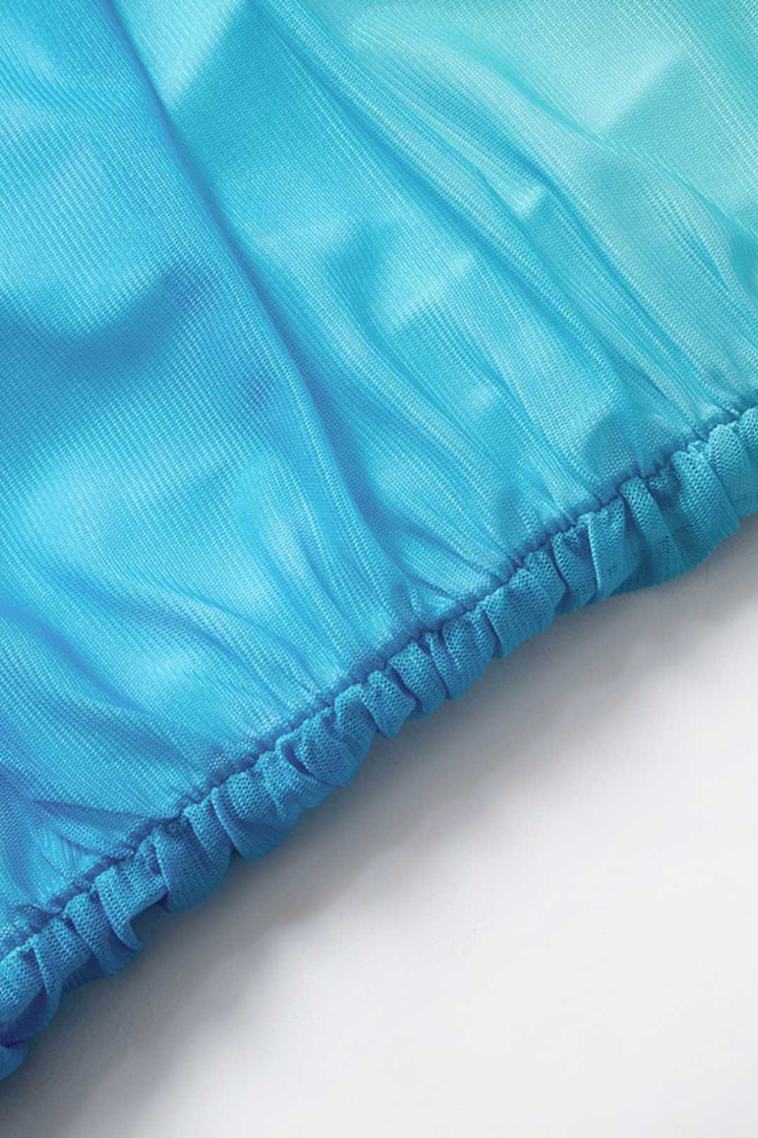 Gradient Color Hip-hugging Slim Midi Dress