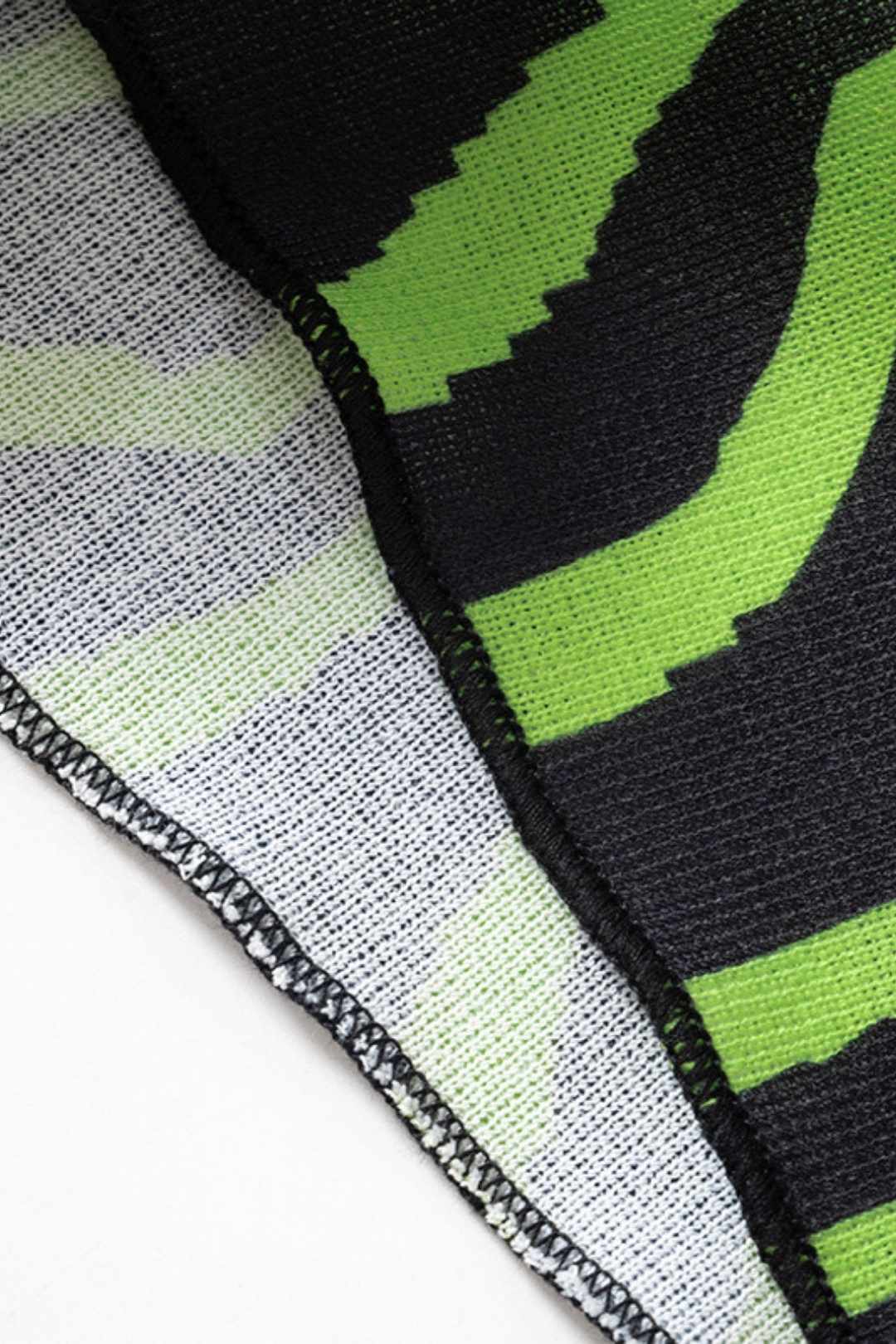 Striped Print Sleeveless One-piece Collar Tube Top Woolen Jumpsuit