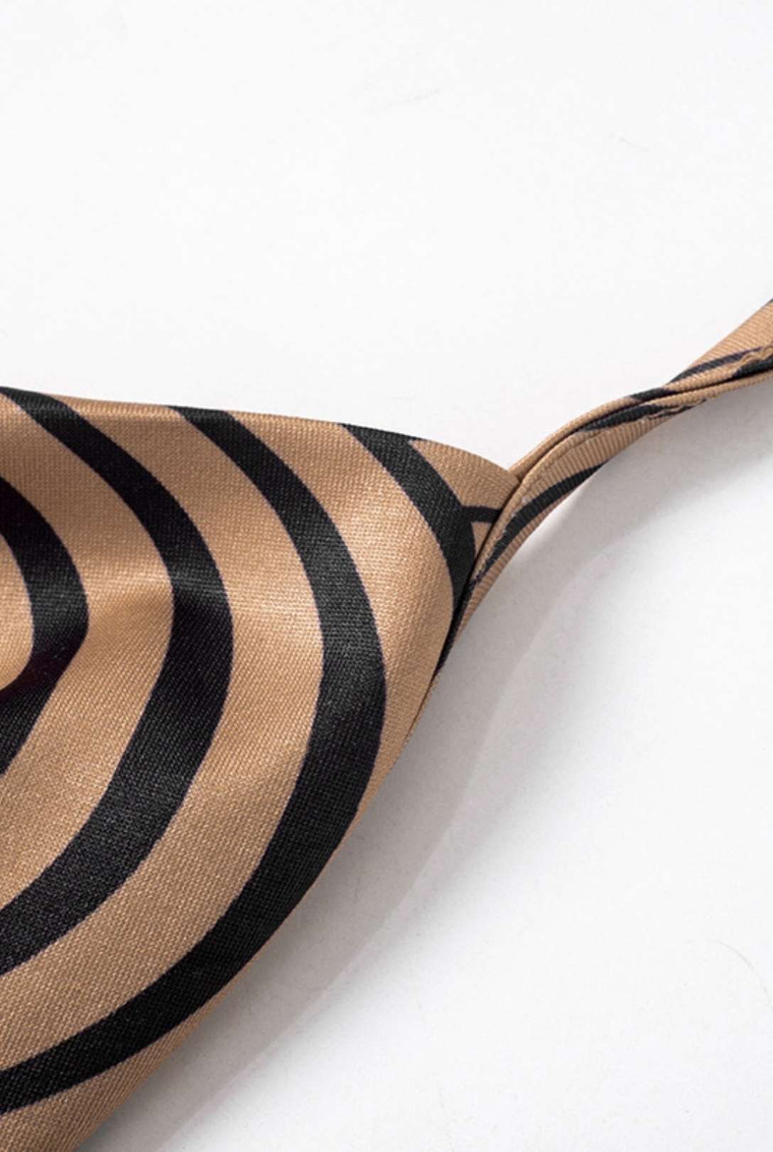 Striped Print Sleeveless Halter Neck Tie Rope Backless Jumpsuit