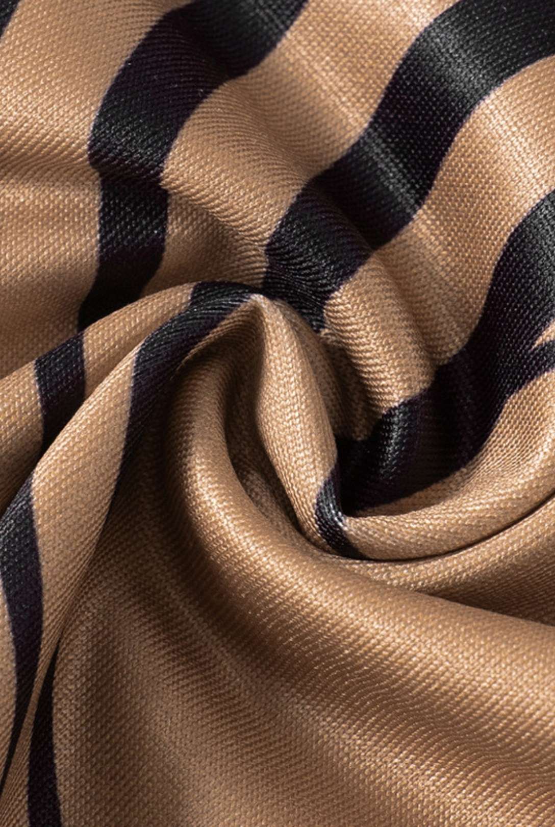 Striped Print Sleeveless Halter Neck Tie Rope Backless Jumpsuit