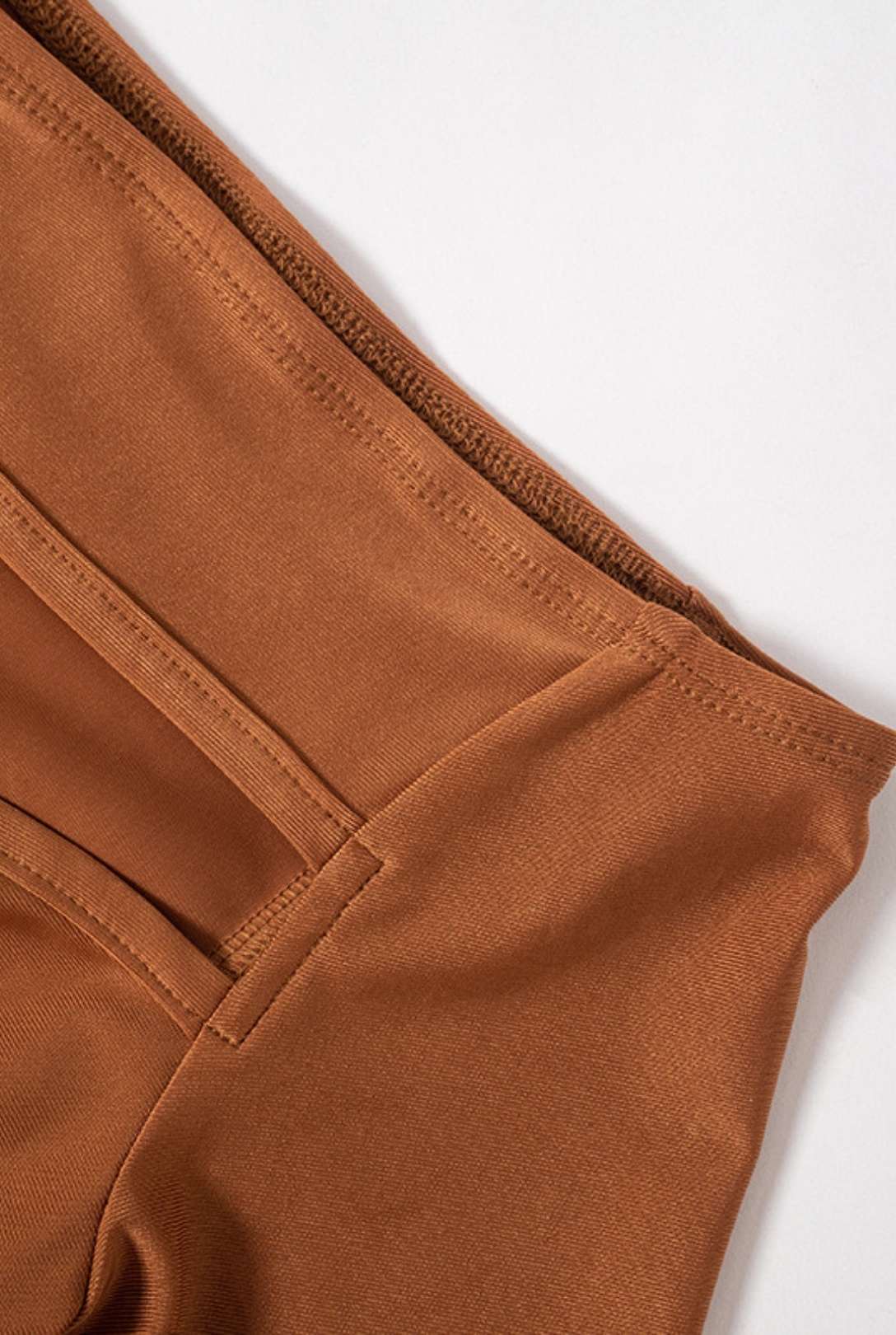 Hollow One-line Collar Long-sleeved Tight Jumpsuit