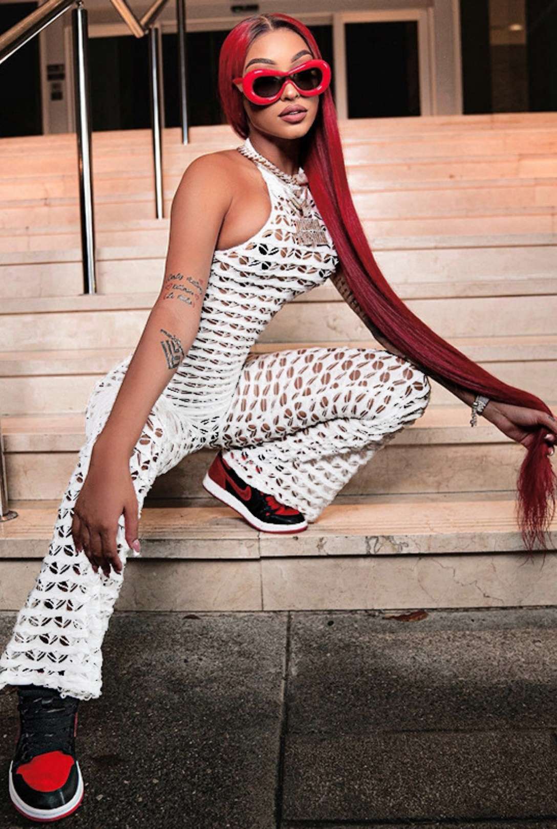 Sleeveless Halter Neck Backless Flared Jumpsuit