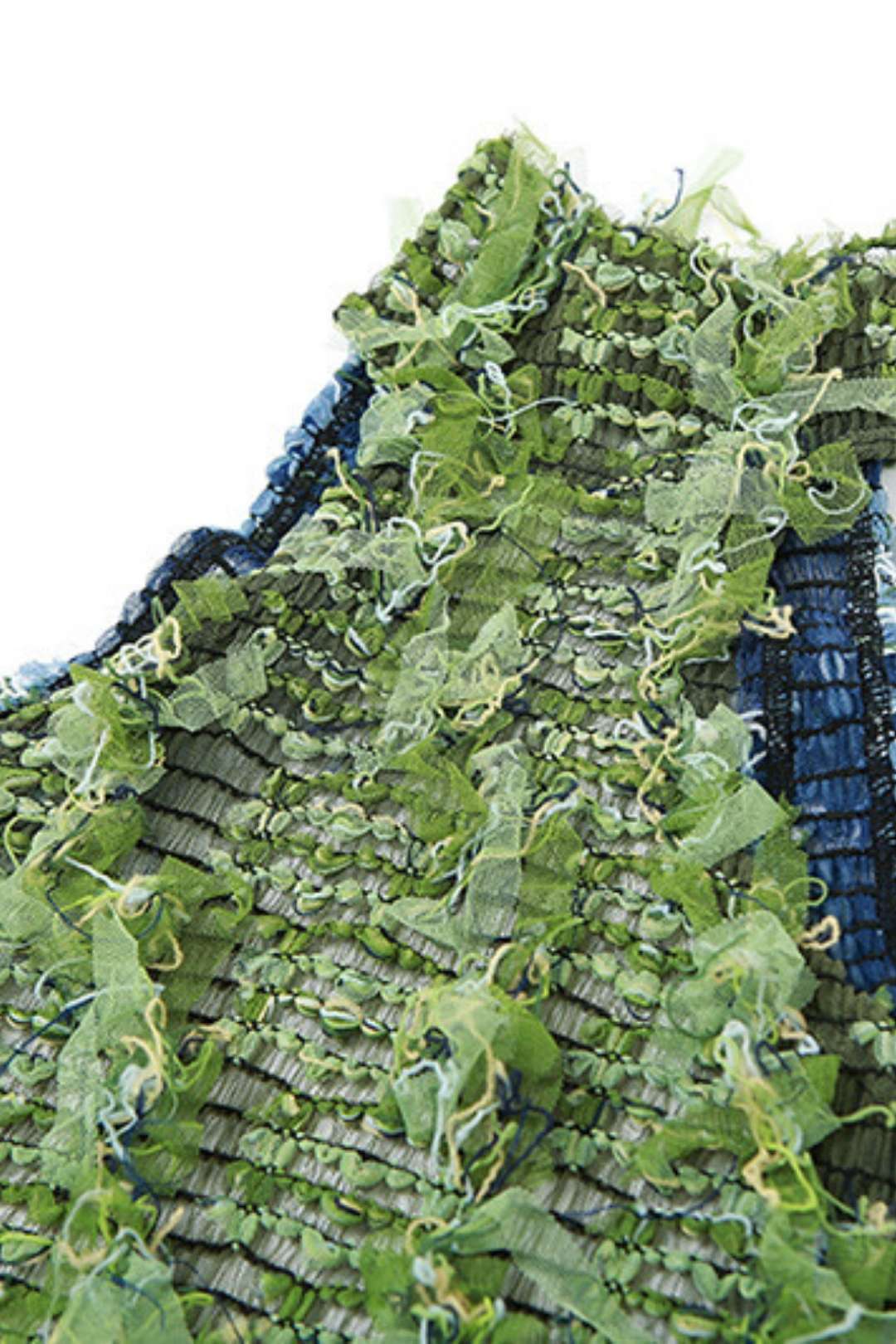 Collar Sleeveless Tassel See-through High Waist Slim Long Dress