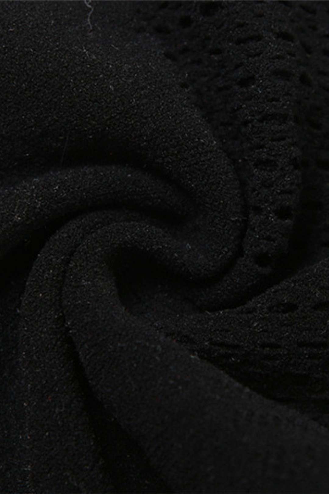 Sexy Hollow Jacquard Knitted High-waist Tight Jumpsuit