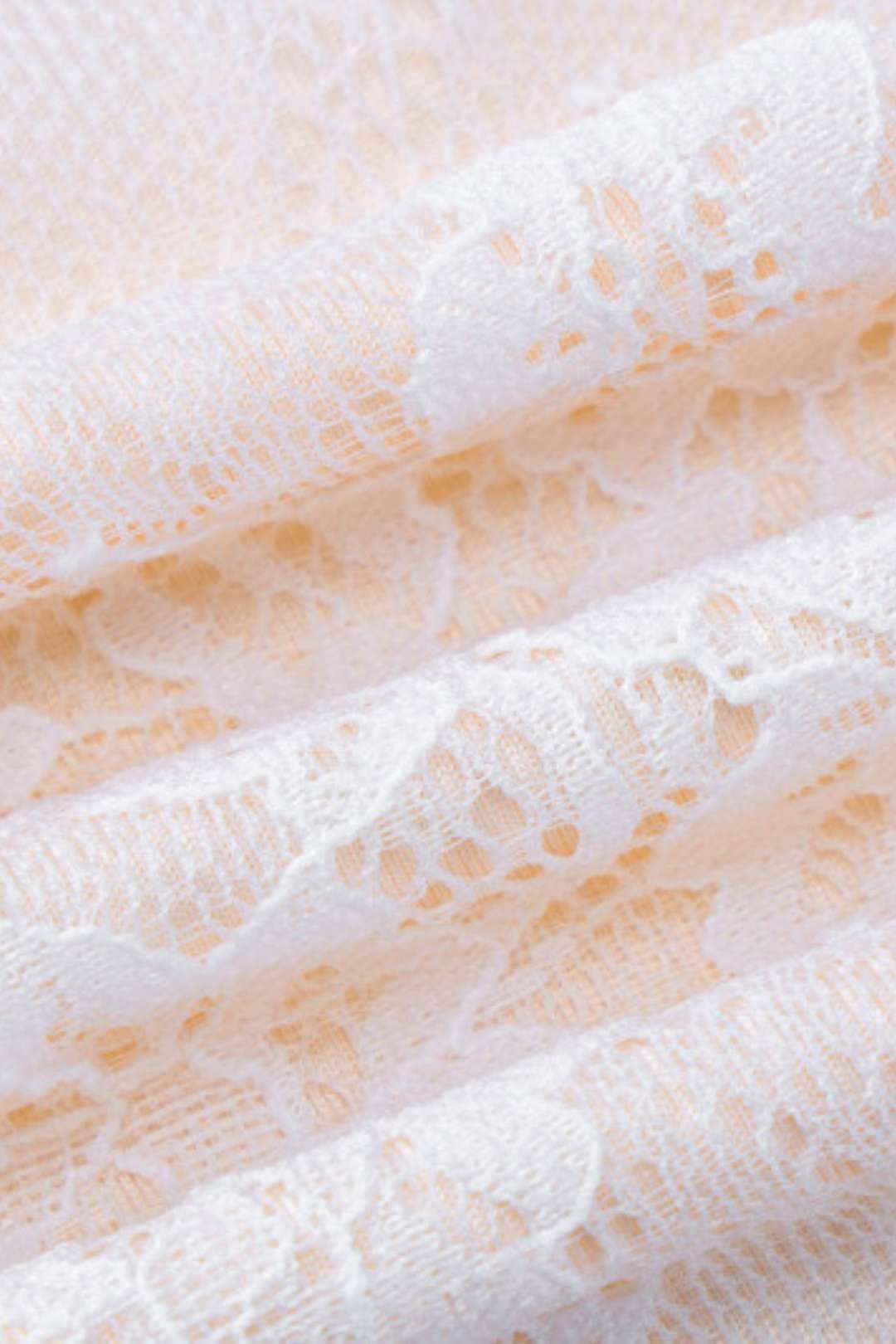 Sexy Hollow Lace Splicing Long Sleeve Dress