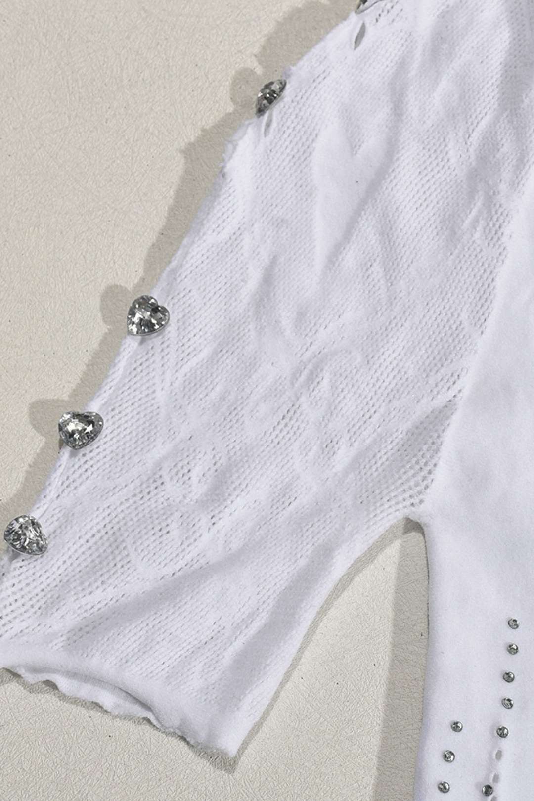 Diamond Round Neck One-piece Jumpsuit