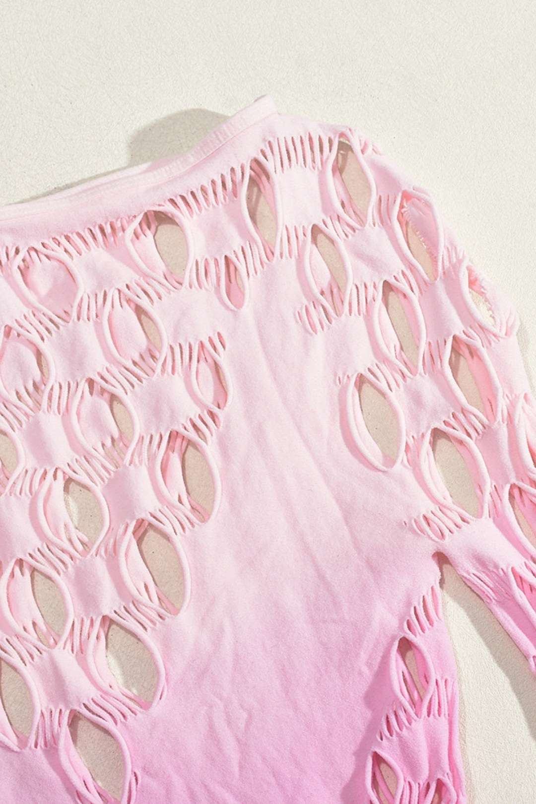 Tie-dye Gradient Color One-piece Romper