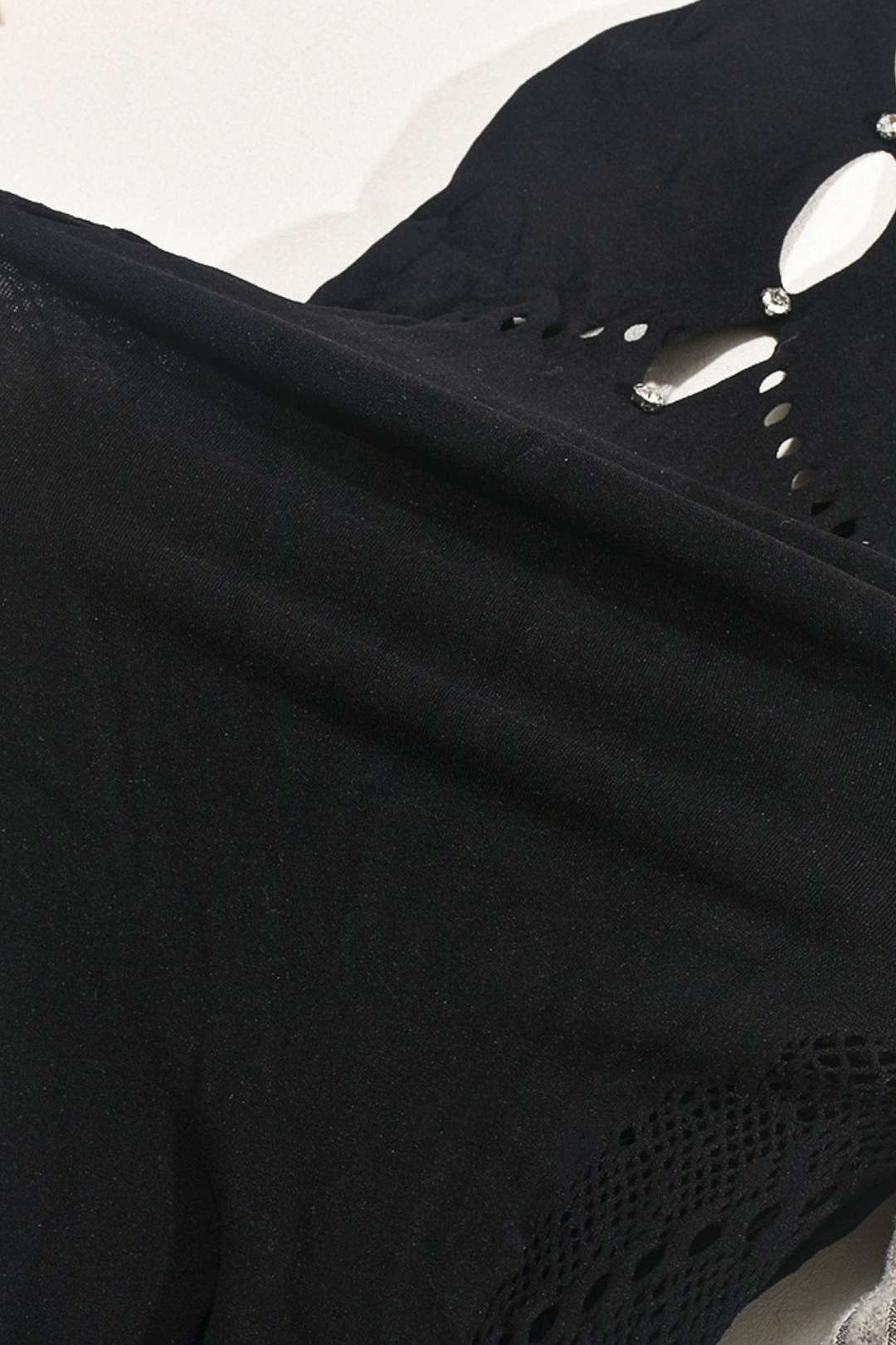 Backless Hollow Lace One-piece Jumpsuit