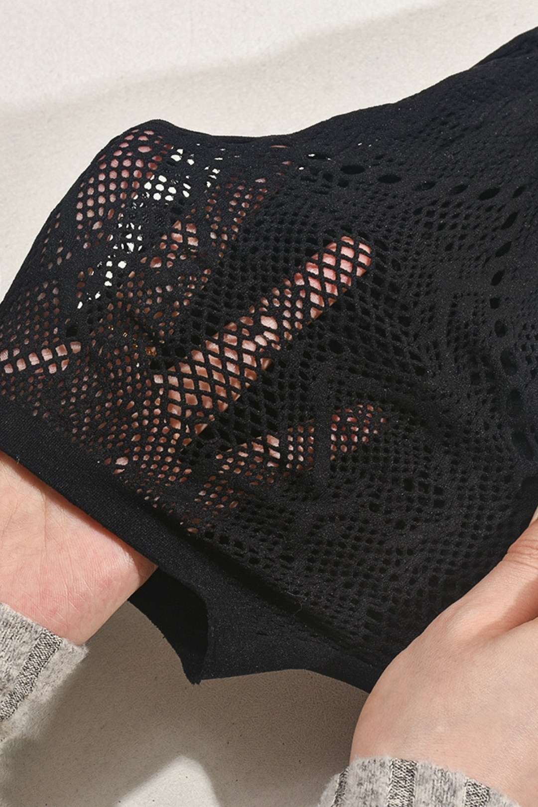 Backless Hollow Lace One-piece Jumpsuit