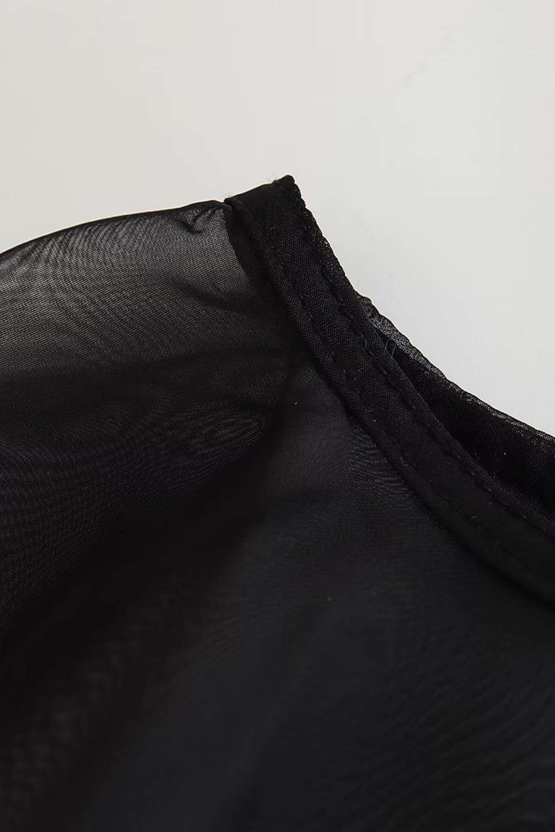 Asymmetric Tulle Cape Jacket