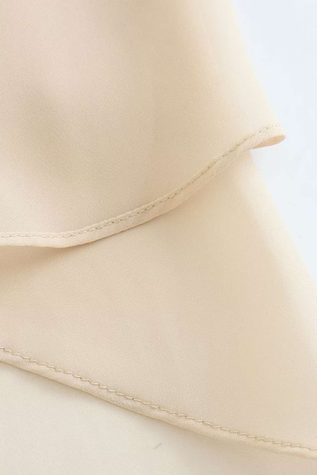 Asymmetric Tulle Cape Jacket