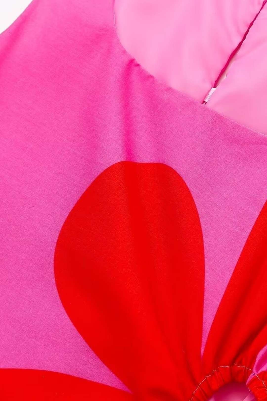 Casual Printed Hip-hugging Suspender Dress