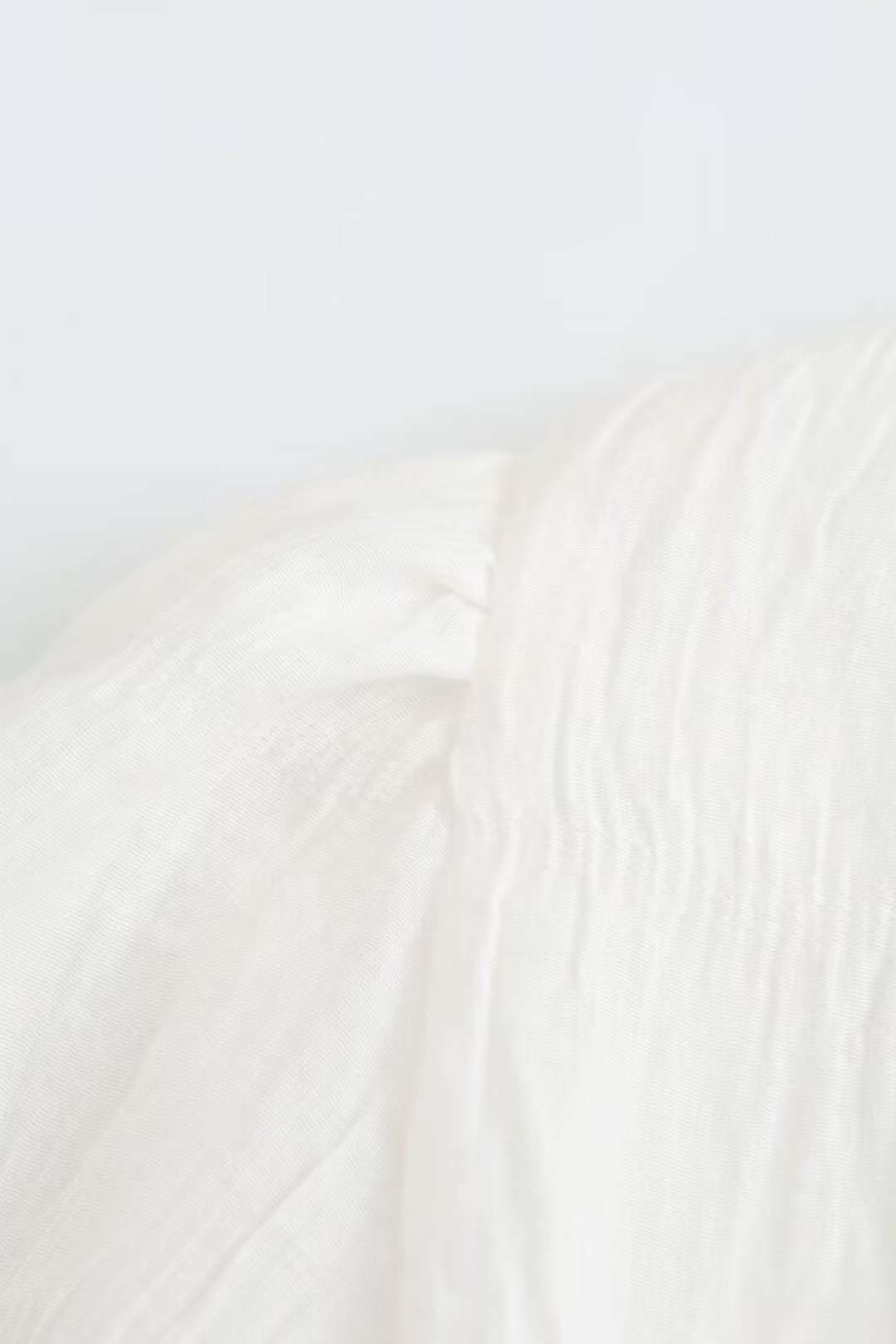 V-neck Hollow Long Sleeve Waist Puff Short Dress