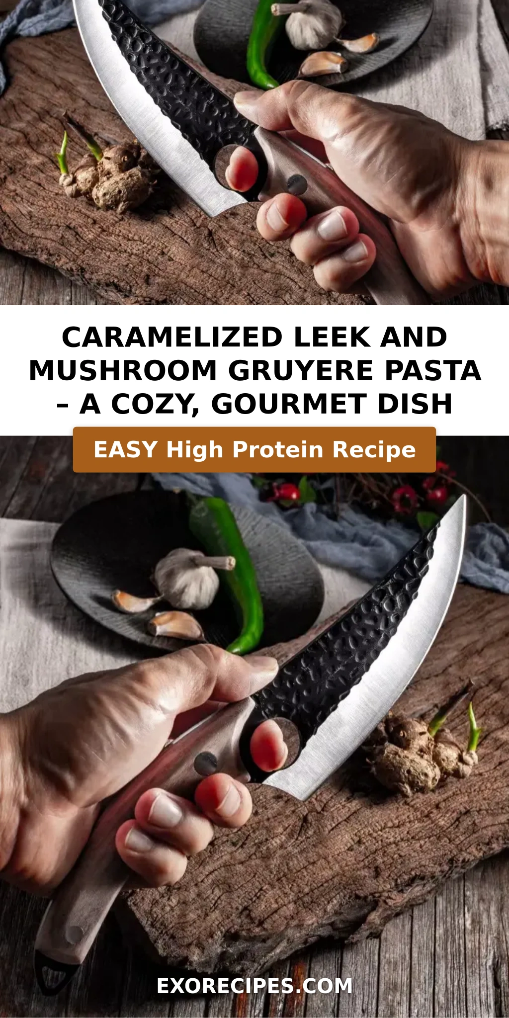 Caramelized Leek and Mushroom Gruyere Pasta – A Cozy, Gourmet Dish
