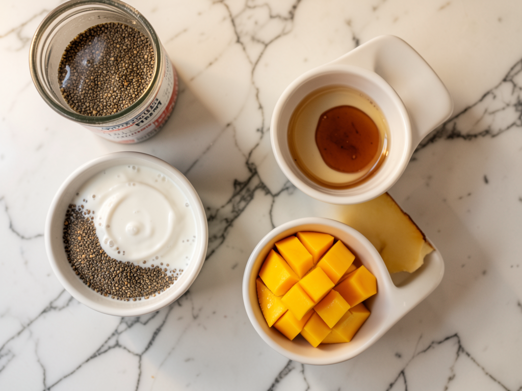 Fresh Mango Coconut Chia Seed
