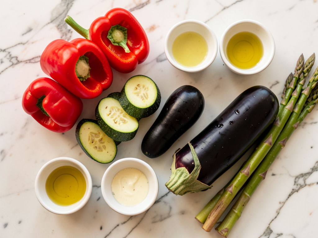 Layered Roasted Vegetable and Goat Cheese Terrine