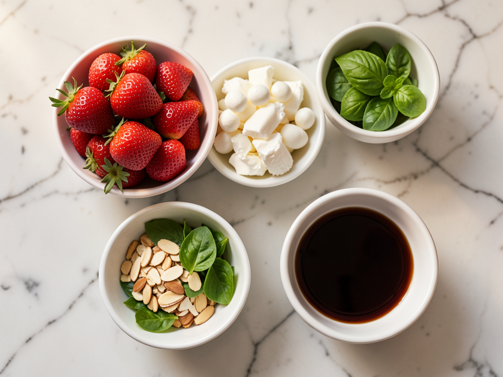 The Best Juicy Balsamic Strawberry Caprese Salad