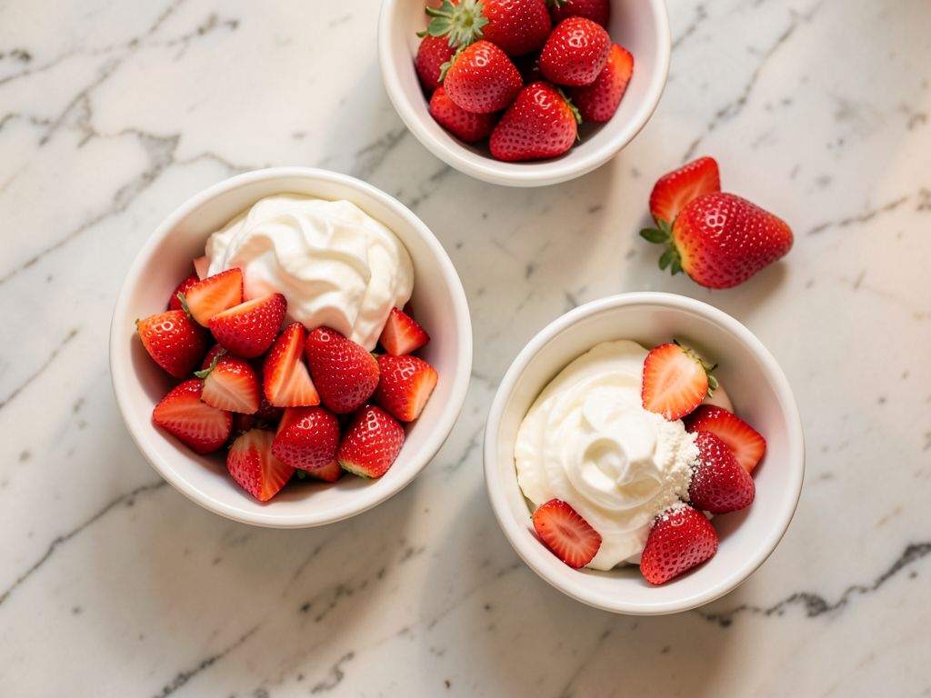 Lazy Berry Cheesecake Salad