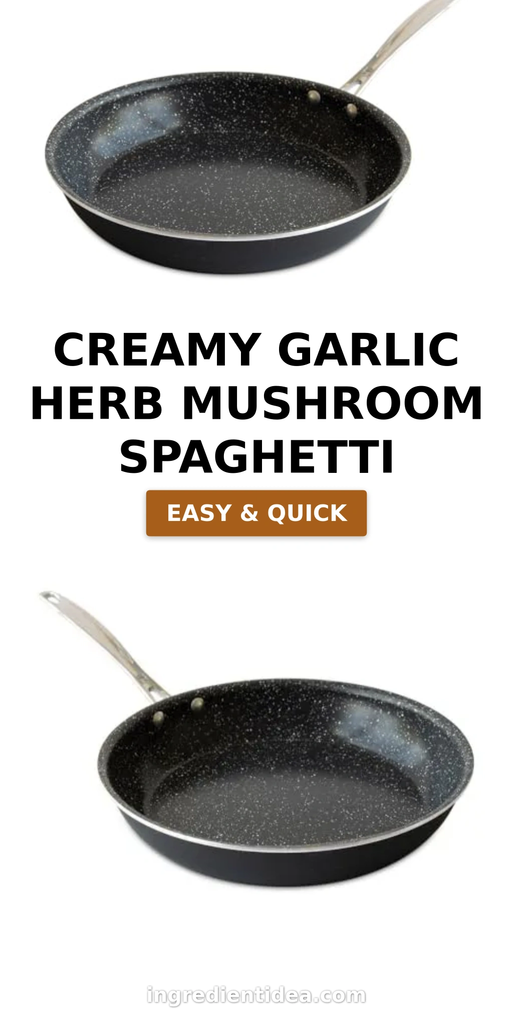 Creamy Garlic Herb Mushroom Spaghetti