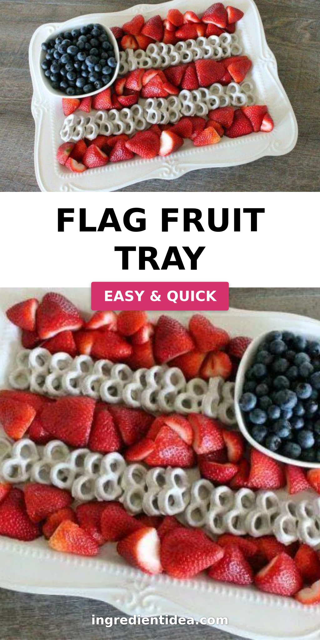 Flag Fruit Tray