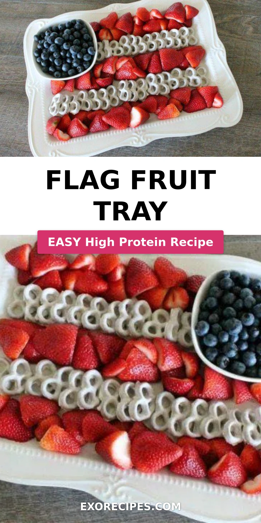 Flag Fruit Tray