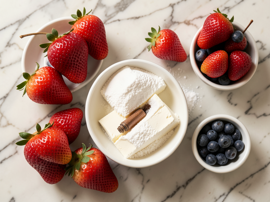 Cheesecake Stuffed Strawberries