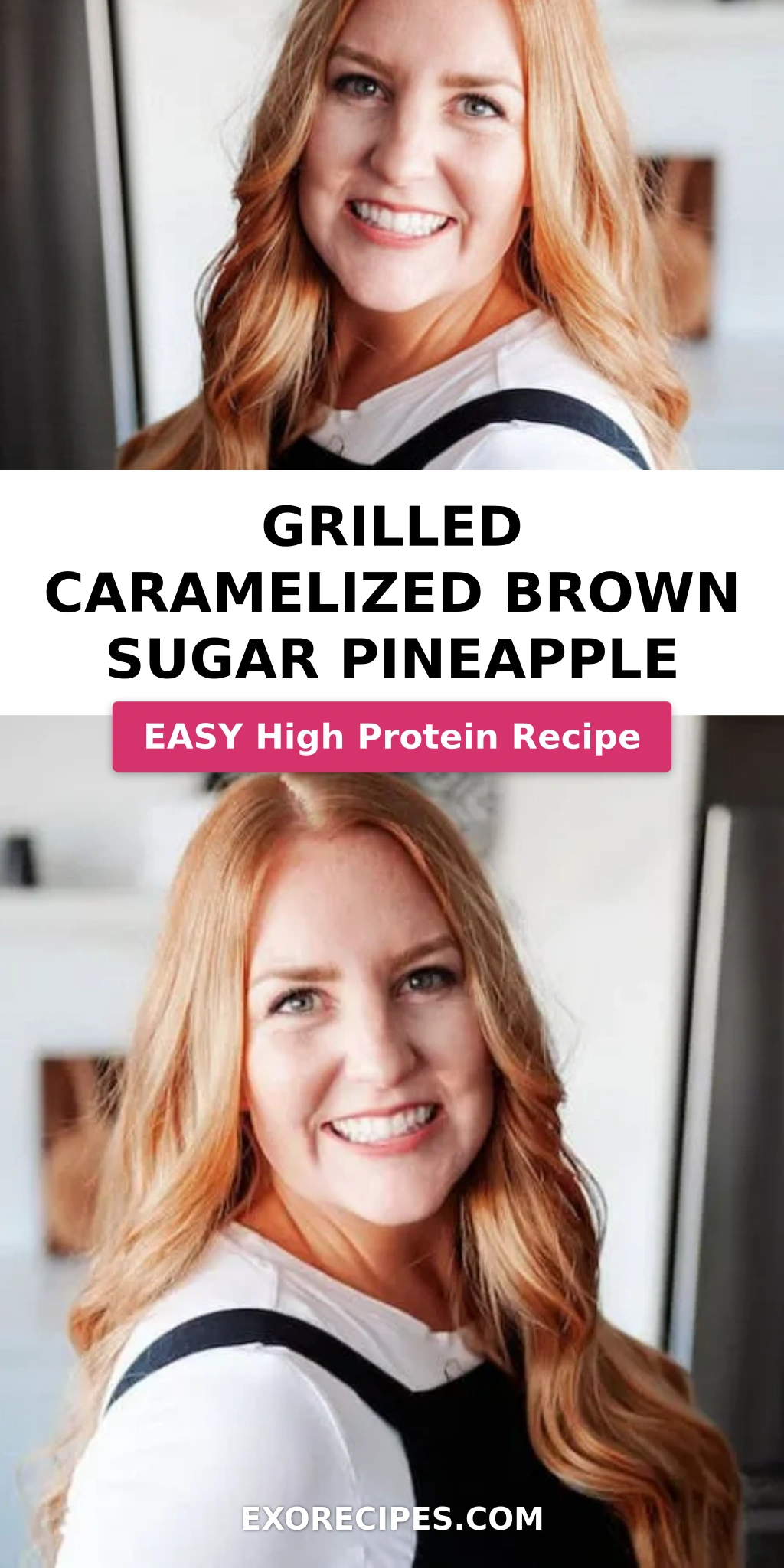 Grilled Caramelized Brown Sugar Pineapple