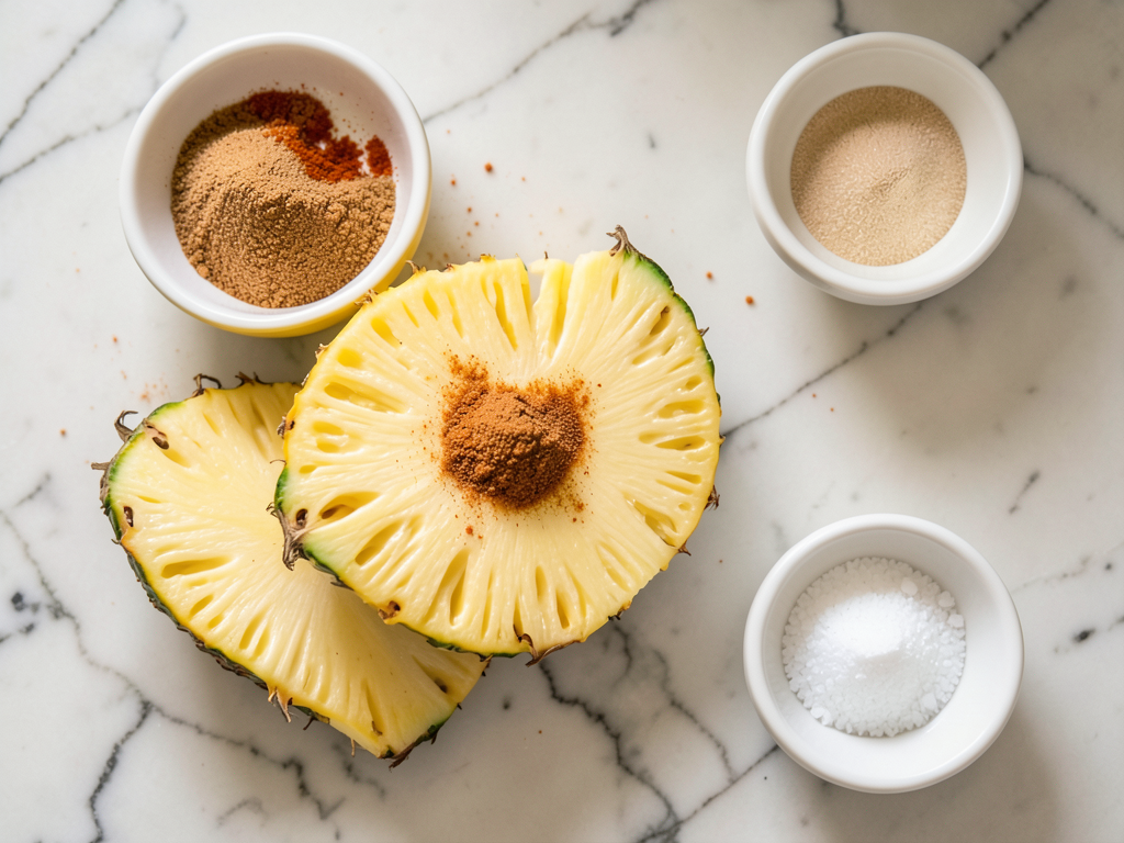 Brown Sugar Grilled Pineapple