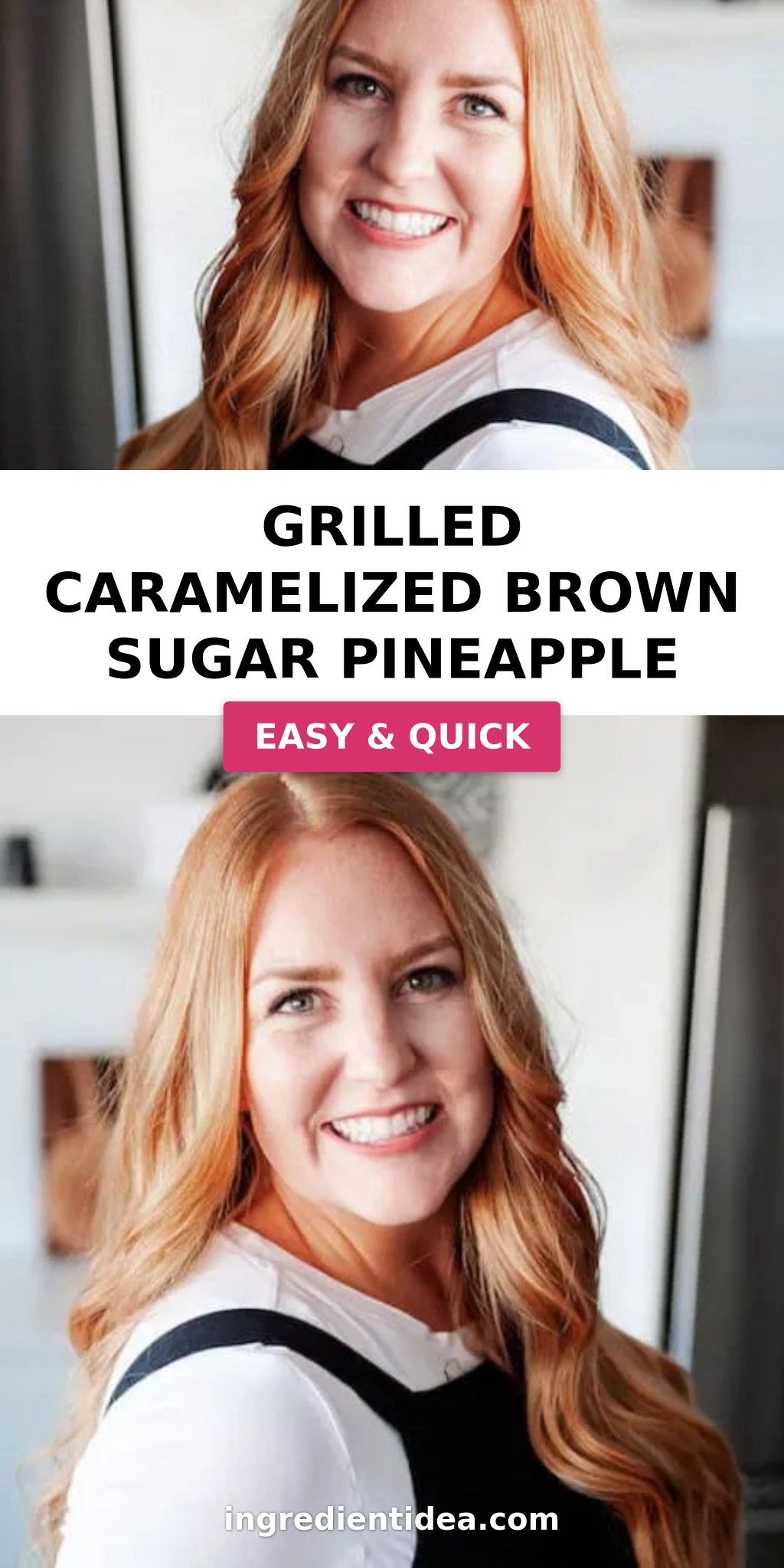 Grilled Caramelized Brown Sugar Pineapple