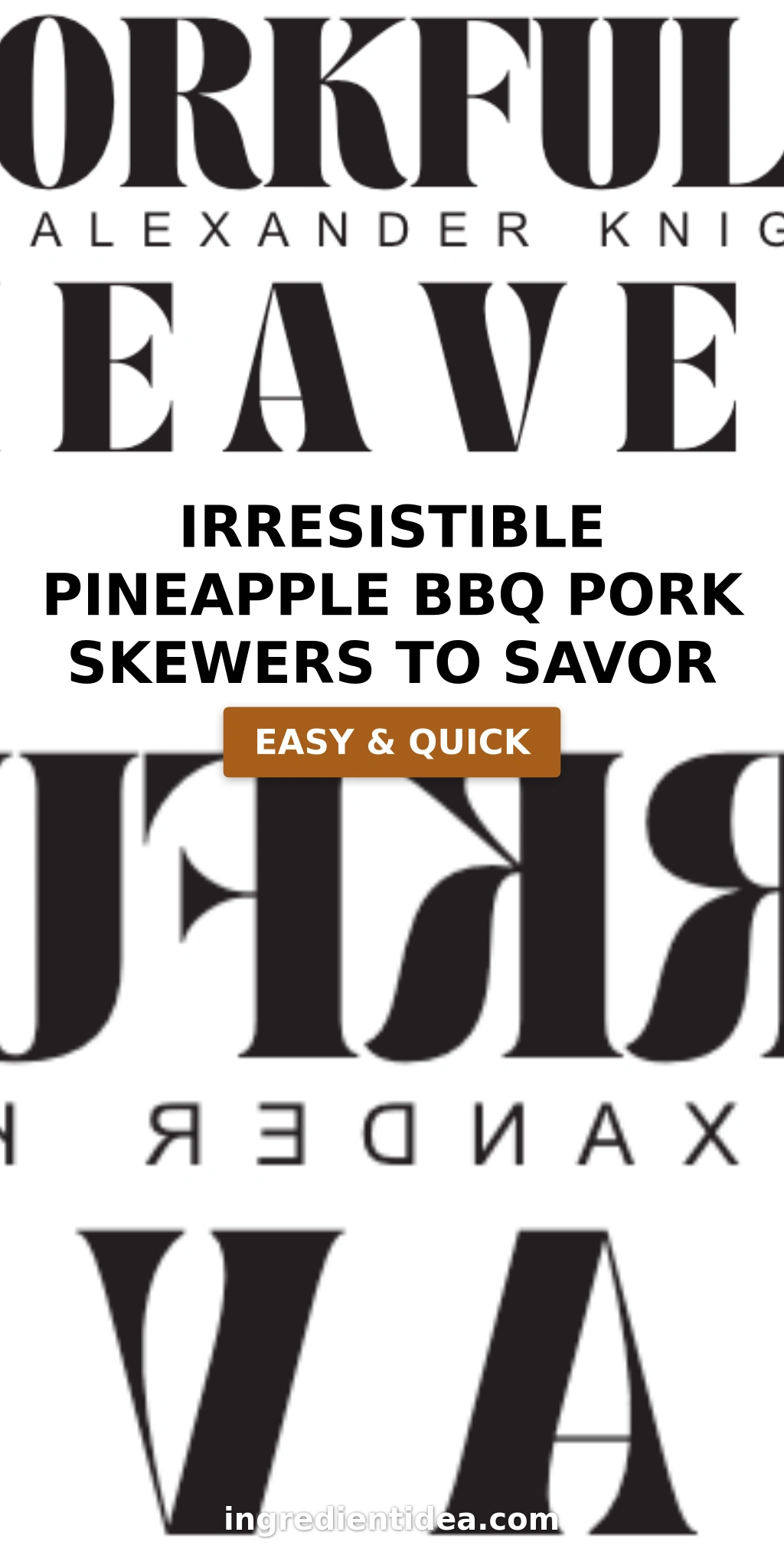 Irresistible Pineapple BBQ Pork Skewers to Savor