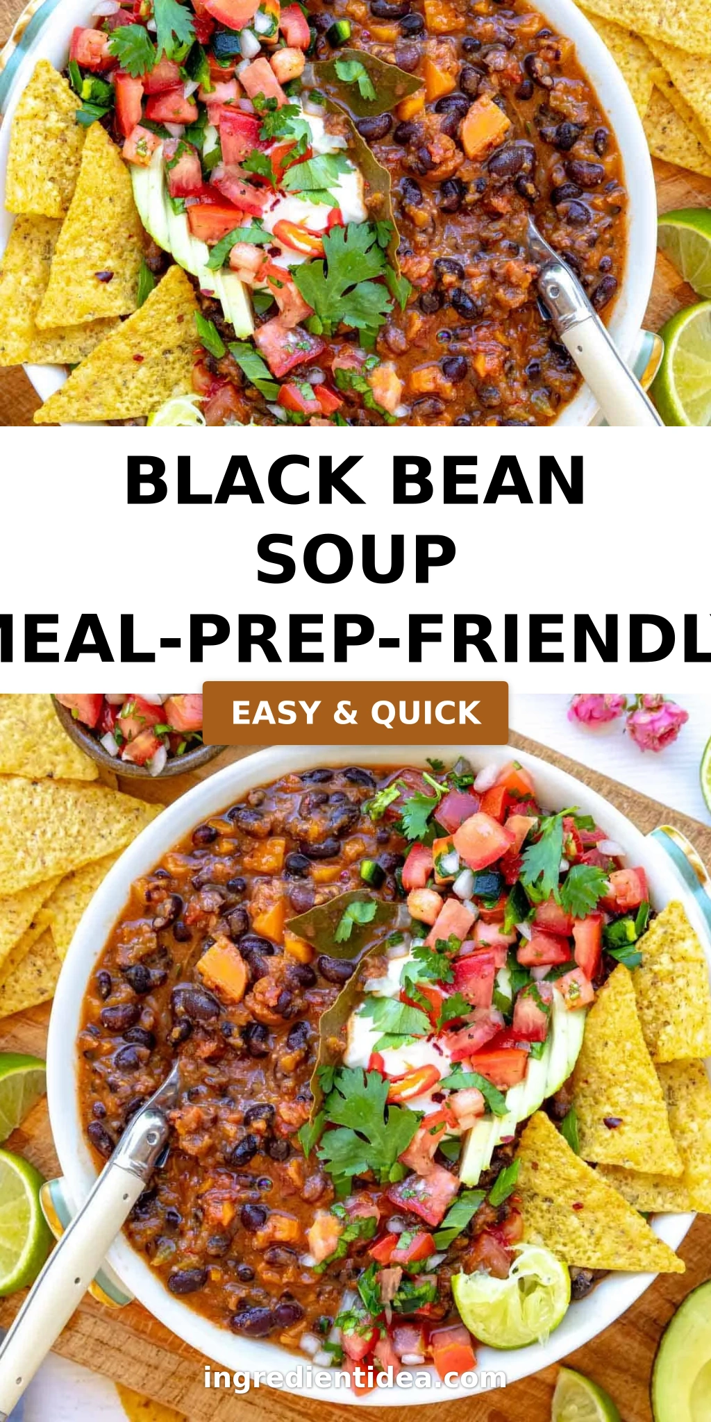 Black Bean Soup (meal-prep-friendly)