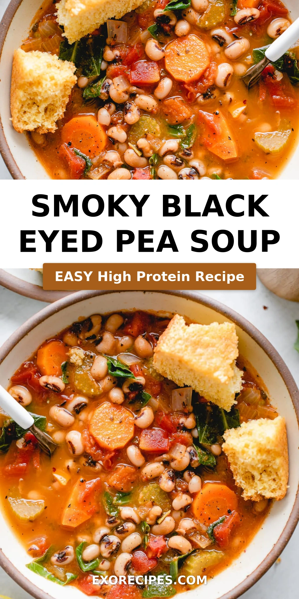 Smoky Black Eyed Pea Soup