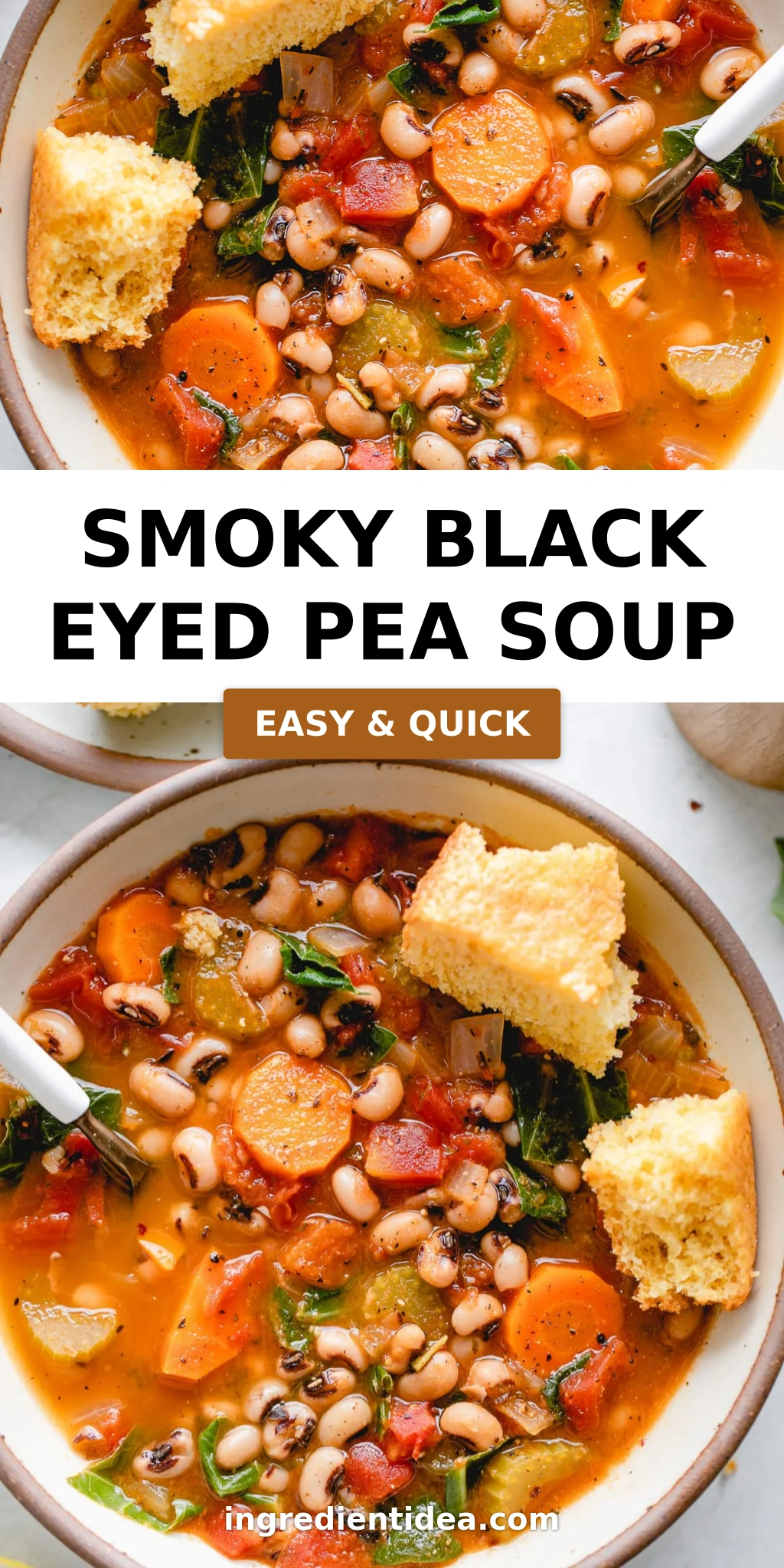 Smoky Black Eyed Pea Soup